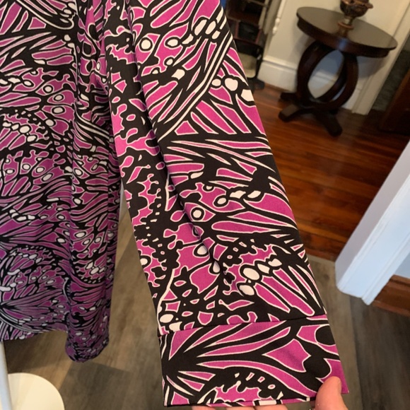 Laundry by Design poly and spandex stretch 3/4 sleeve dress.‎ Worn about 3x - Picture 4 of 4